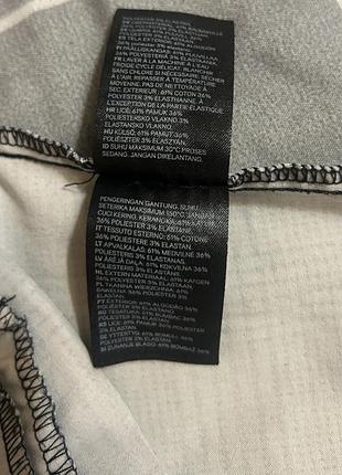 Брюки жіночі h&m у клітинку сірі 8