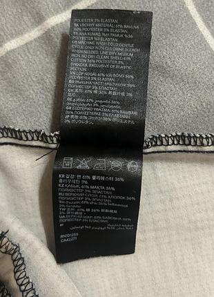 Брюки жіночі h&m у клітинку сірі 9