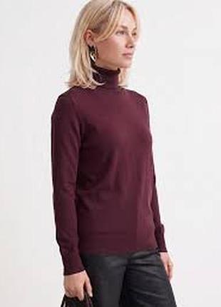 Свитер шерстяной цвет бургунд из коллекции marks &amp; spenser