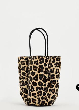 Сумка для жінок zara леопардова