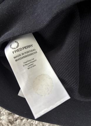Чоловічий реглан fred perry чорний 4