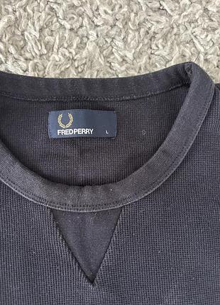 Чоловічий реглан fred perry чорний 2