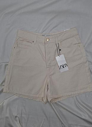 Новые шорты мом zara