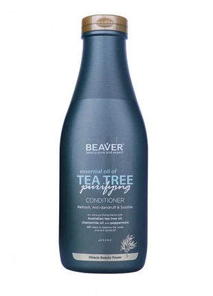 Кондиціонер для волосся з ефірною олією чайного дерева beaver professional 730 мл