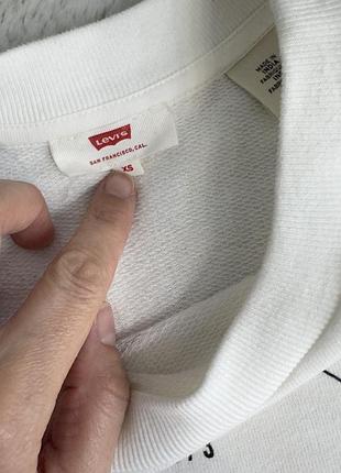 Світшот levi’s білий жіночий хс 7