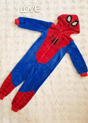 Кенгуру spiderman marvel primark мальчик 6-7 р кигуруми комбинезон