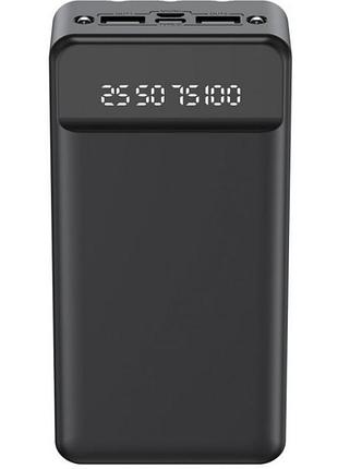 Повербанк power bank 10000mah с дисплеем type-c usb фонариком на панели и боковым zhy-520