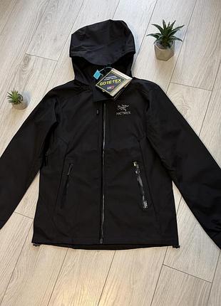 Вітровка чоловіча arcteryx gore-tex чорна