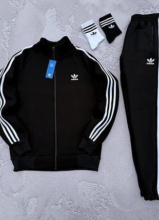 Спортивний костюм чоловічий adidas, зимовий костюм адідас, спортивний костюм на флісі чоловічий