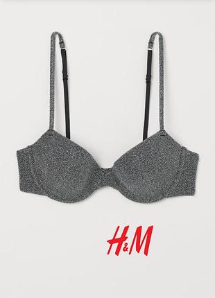 Блискучій бюст з люрексом h&m