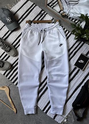 Штани чоловічі спортивні nike tech fleece оригінал найк теч фоіс m l світлі