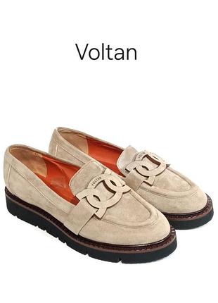 Кожаные женские лоферы voltan оригинал
