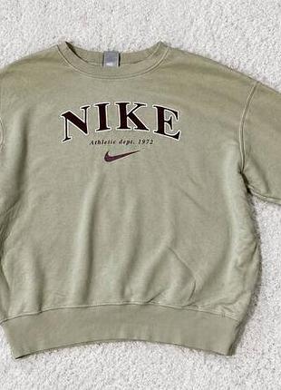 Кофта чоловіча nike оверсайз вінтажна хакі