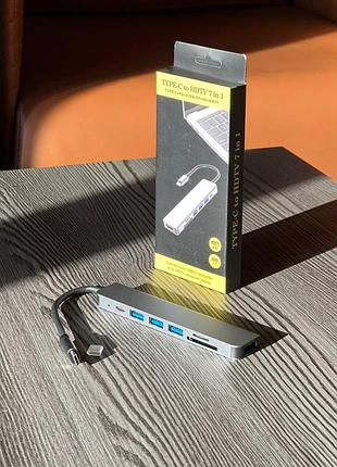 Хаб usb-хаб xoko type-c to. ( ) in )