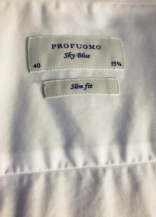 Сорочка чоловіча profuomo біла класична 3