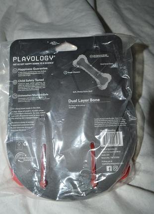 Жувальна іграшка для собак playology dual layer bone 3
