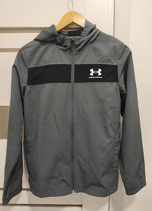 Вітровка для хлопчика under armour сіра, р. 158