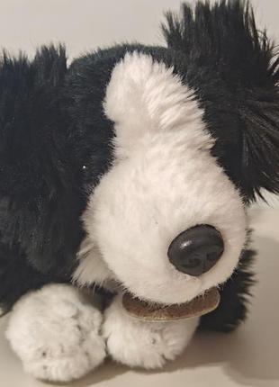 Keel toys jessie border collie sheep dog plush with blue collar clean 12’”