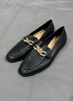 Лофери жіночі з екошкіри h&m- розмір 39