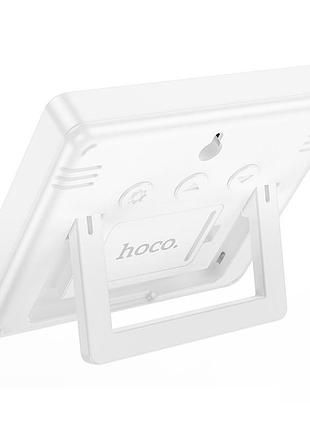 Термогігрометр hoco indoor electronic clock with hygrothermometer white ( ) 4