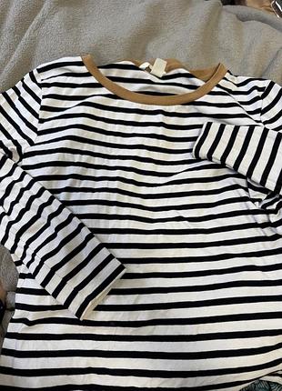 Лонгслів жіночий h&m у смужку 2