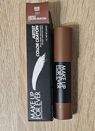 Многофункциональный кремовый сток для лица make up for ever artist color crayon 606