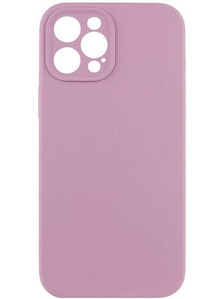 Чехол silk full camera protective (aa) no logo для apple iphone 12 pro max (6.7") лиловый / lilac pride