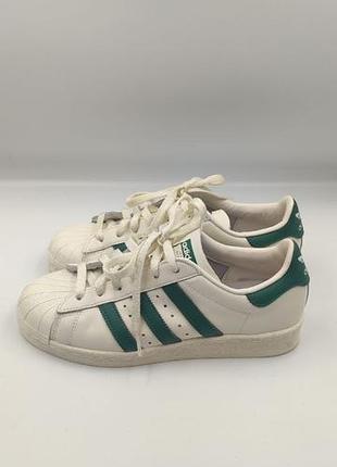 Оригінальні шкіряні кросівки adidas superstar 82 "dark green" розмір 39