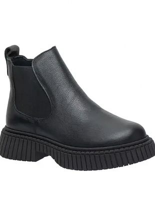 Ортопедические ботинки для девочки theo leo 2727 sa_black, размер 36 (23,5 см.)