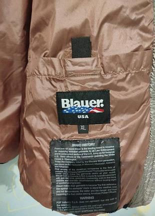 Брендовый пуховик blauer 4