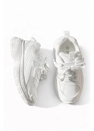 Кроссовки evie для девочки basics n89 white, размер 34 (21 см.) 2
