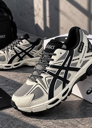 Кросівки чоловічі asics gel-kahana 8 beige/black gore-tex