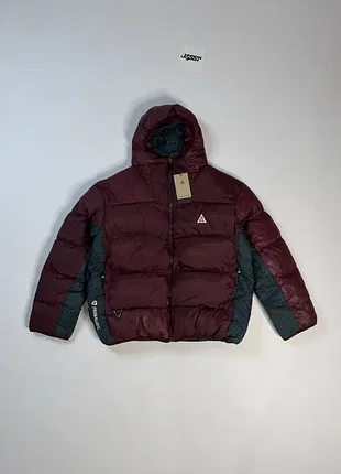 Пуховик nike acg primaloft / nike acg jacket / пуховик найк асг / мужская зимняя куртка nike acg / бордовый пуховик nike acg / брендовая зимняя куртка