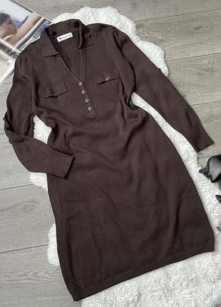 Трикотажна сукня міді 6