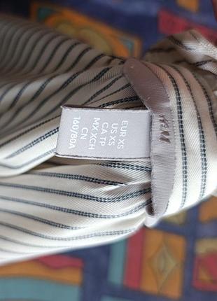 Стильна/елегантна блузка h&m xs/s 6