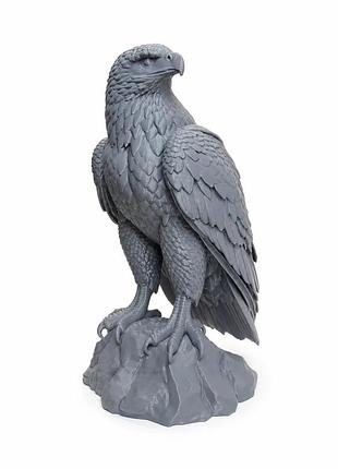 Реалістична скульптура орел 3d друк 25см