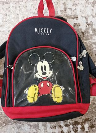 Рюкзак для хлопчиків mickey mouse чорний, червоний
