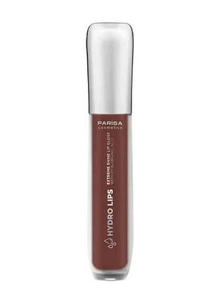 Блиск для губ hydro shinewith hyaluronic acid phl-06 № 05 rosewood nude тм parisa