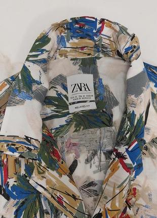 Рубашка рубашка zara вискоза 2
