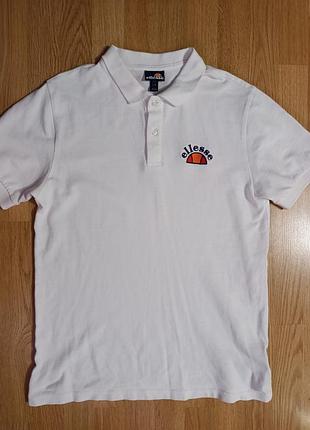 Поло чоловіче ellesse бавовняне біле