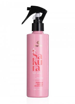 Термозащитный спрей для волос sakura hair spray bogenia 250 мл