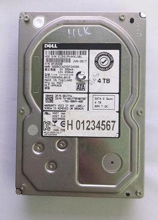 Донор hdd hgst hus726040ala610 h01234567 006 0a90641 ej5 41p