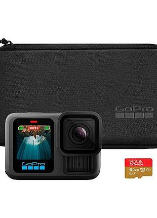 Экшн-камера gopro hero13 black + 64gb sd card (chdsb-131-rt) нова!