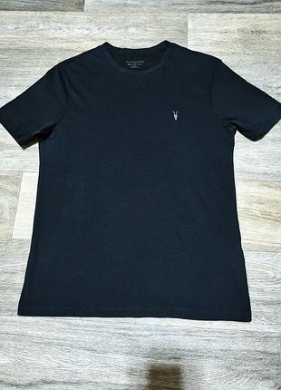 Мужская брендовая футболка all saints , размер м slim fit ; состояние новой !