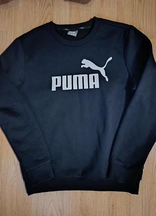 Спортивна кофта унісекс puma бавовняна чорна