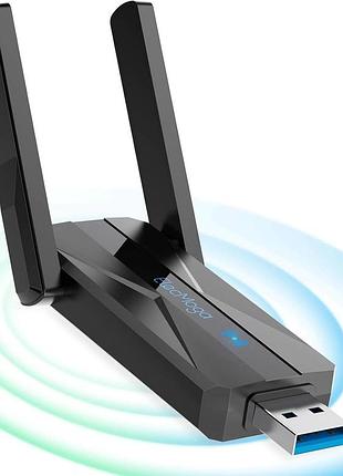 Сетевой usb wifi адаптер elecmoga 1300mbps 802.11ac беспроводной адаптер с поддержкой 5ghz/2.4ghz