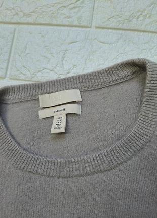 Свитер/100%кашемир/оверсайз/тауп/h&m 8