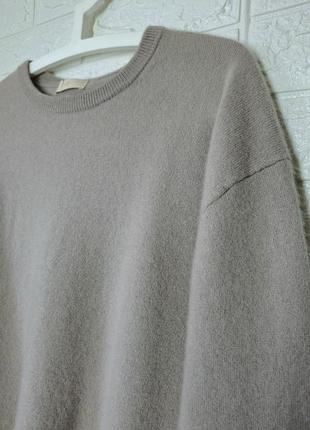 Свитер/100%кашемир/оверсайз/тауп/h&m 3