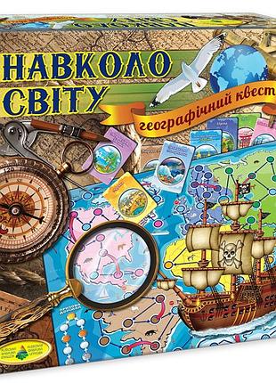 Настольная игра "вокруг света" 82258 географический квест