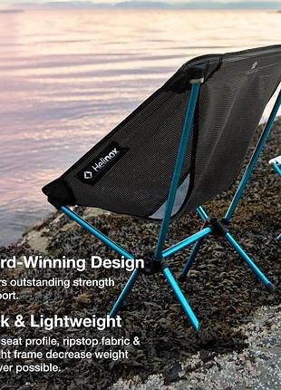 Стілець helinox zero chair (розмір large, колір grey) 8